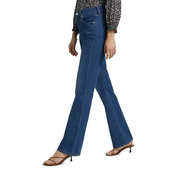 Veronica BeardCameron Mid-Rise Bootcut Jeans Cornflower Blue Size 30 NWT